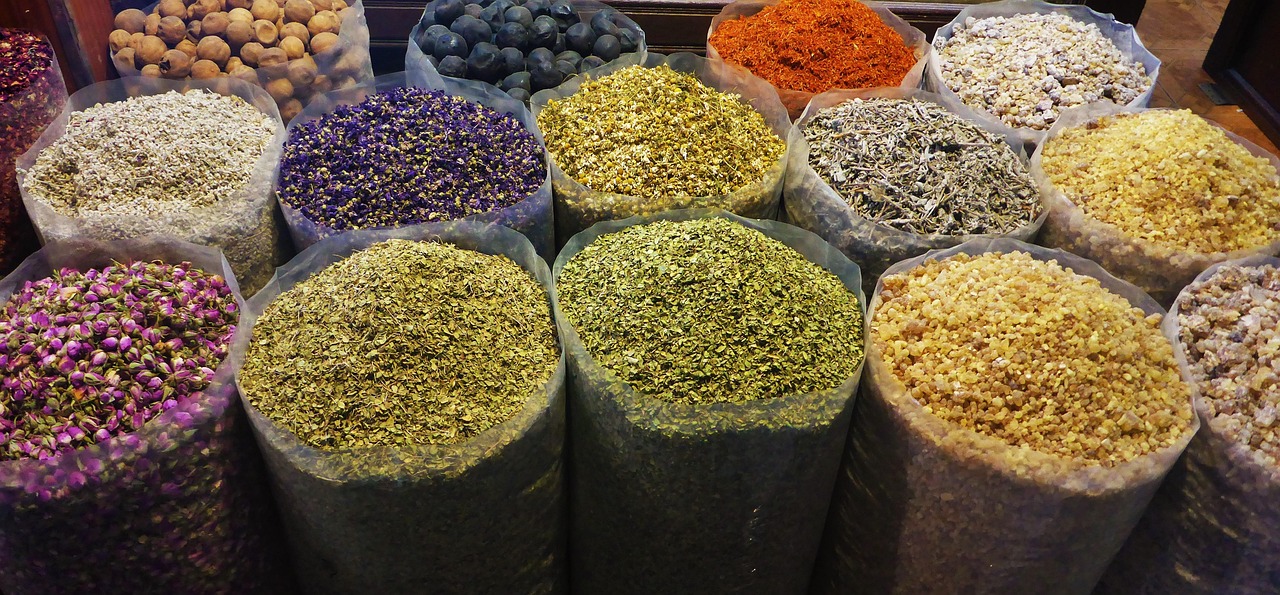 Spices, multicoloured, coloured — Experience Serenity with Massage Outcall London Experts